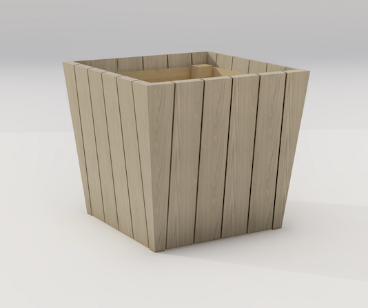 Vestavind, en stilfull og lekker blomsterkasse