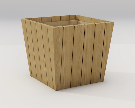 Vestavind, en stilfull og lekker blomsterkasse