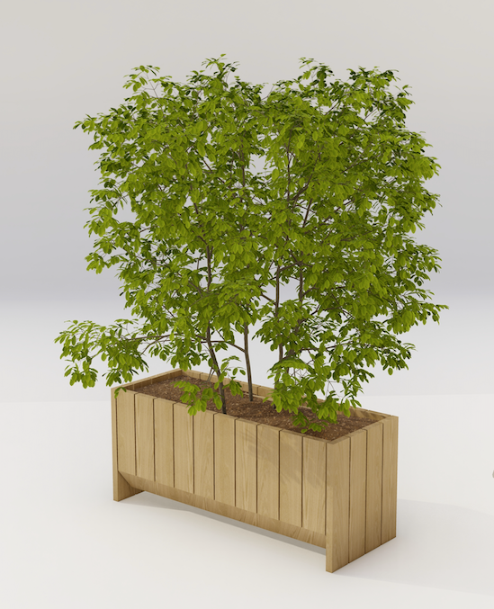 Fløyen, blomsterkasse designet med kjærlighet til faget