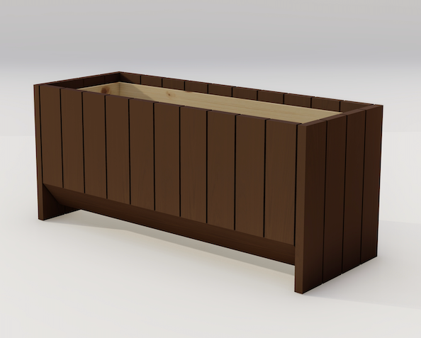 Fløyen, blomsterkasse designet med kjærlighet til faget