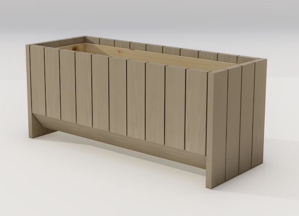 Fløyen, blomsterkasse designet med kjærlighet til faget