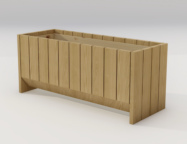 Fløyen, blomsterkasse designet med kjærlighet til faget