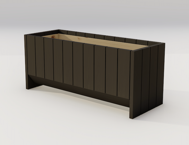 Fløyen, blomsterkasse designet med kjærlighet til faget