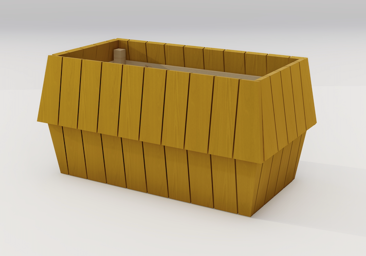 Nordlys stor, en eksklusiv arkitekttegnet blomsterkasse som skiller seg ut