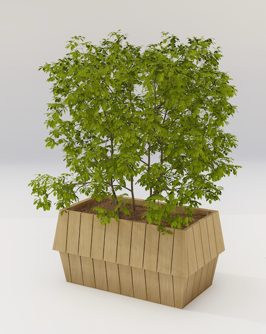 Nordlys stor, en eksklusiv arkitekttegnet blomsterkasse som skiller seg ut